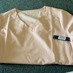 Jaanuu light pink scrub top